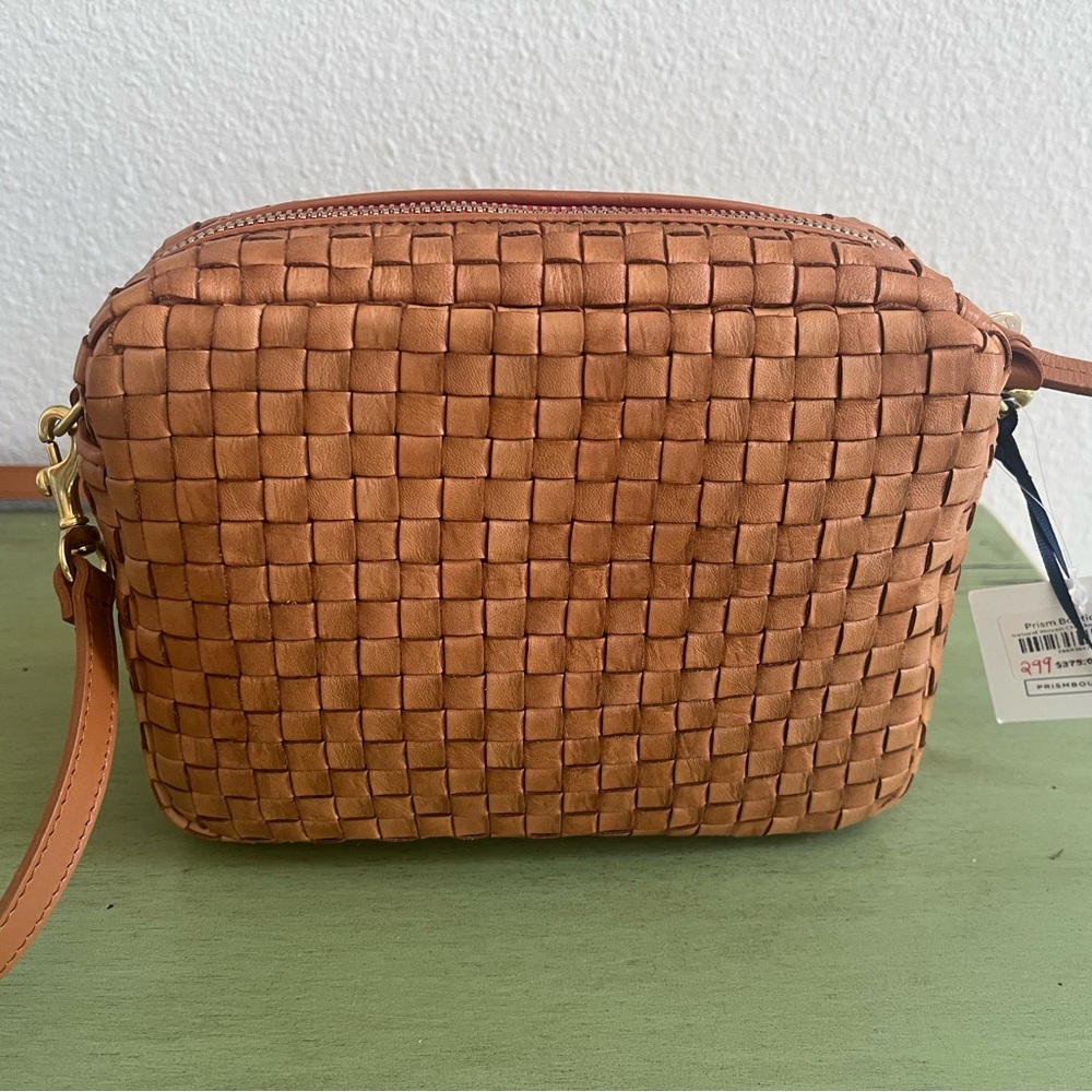 NWT Clare V woven Midi Crossbody Natural - Picture 4 of 7